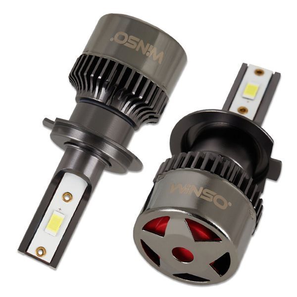 Автолампа Winso LED H7 12/24V 50Вт 5000Лм 6500K CSP3570 2шт 794700 фото