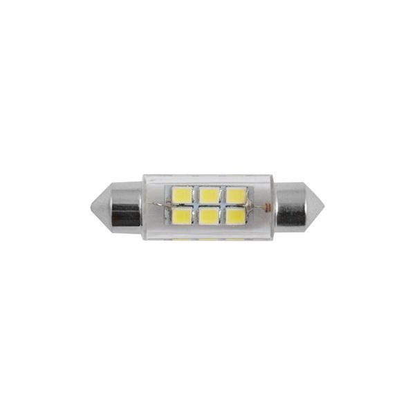 LED автолампа Solar 12V SV8.5 T11x39mm 6smd 3528 white 2шт LS276_B2 фото