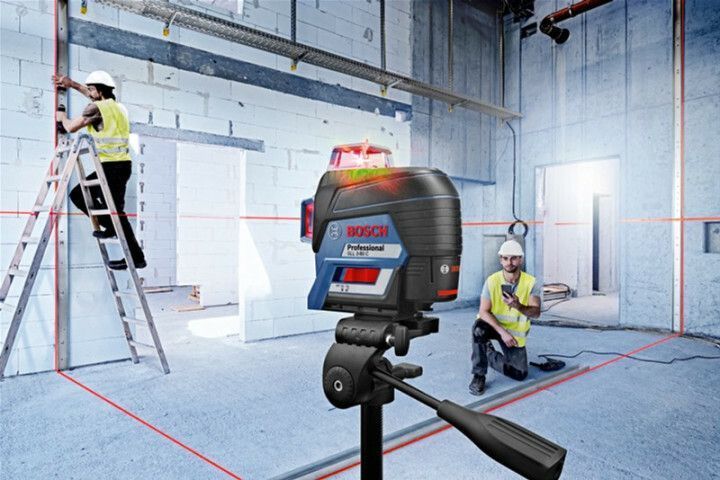 Лазерний нівелір Bosch GLL 3-80 C (12 V) + BM 1 + L-Boxx (0601063R02) 0601063R02 фото