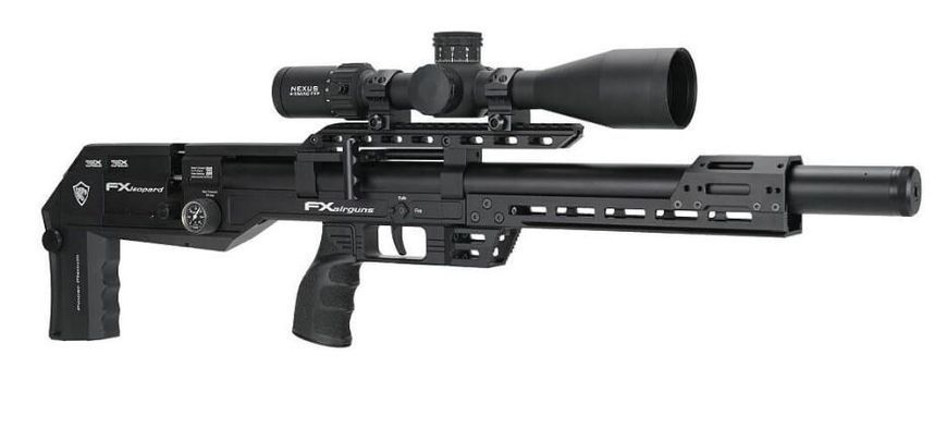 Пневматическая редукторная винтовка FX Airgun Leopard Black STD Tube .177 кал 1004157 фото