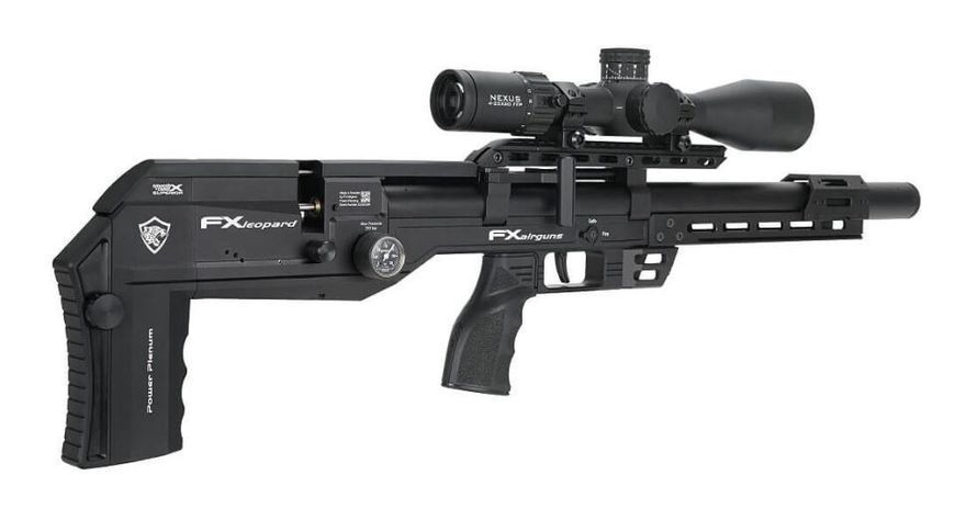 Пневматическая редукторная винтовка FX Airgun Leopard Black STD Tube .177 кал 1004157 фото