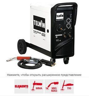 Сварочный аппарат Telwin MAXIMA 270 230V 816126 фото