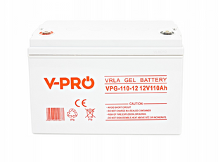 Гелевий Акумулятор 110Ah 12V VOLT GEL VPRO SOLAR (6AKUGEL110) 6AKUGEL110 фото