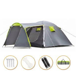 Туристичний намет LEOBRO Pro Camp Grey (LB-1088) LB-1088 фото