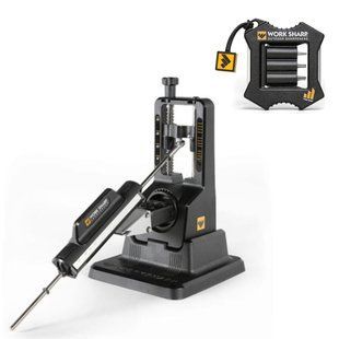 Акційний набір Work Sharp Точилка механічна The Precision Adjust Knife Sharpener WSBCHPAJ-I + Точилка механічна Micro WSEDCMCR WSHLD25-1 фото
