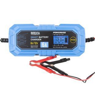 Зарядний пристрій АКБ Brevia Power600 6V/12V 6A 20600EP фото