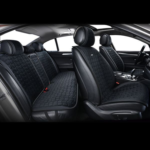 Комплект преміум накидок для сидінь BELTEX Chicago, black BX85100 фото
