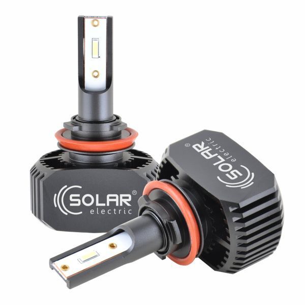 LED автолампа Solar H11 12/24V 6000K 5000Lm 40W CSP1860 2шт 8211 фото