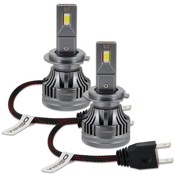 Автолампа Winso LED H7 12/24V 90Вт 7000Лм 6500K CSP3970 2шт 797700 фото