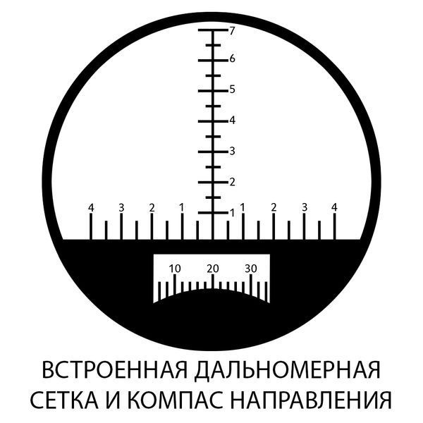 Бінокль SIGETA Admiral 7x50 Black floating/compass/reticle морський + Безкоштовна доставка 65811 фото