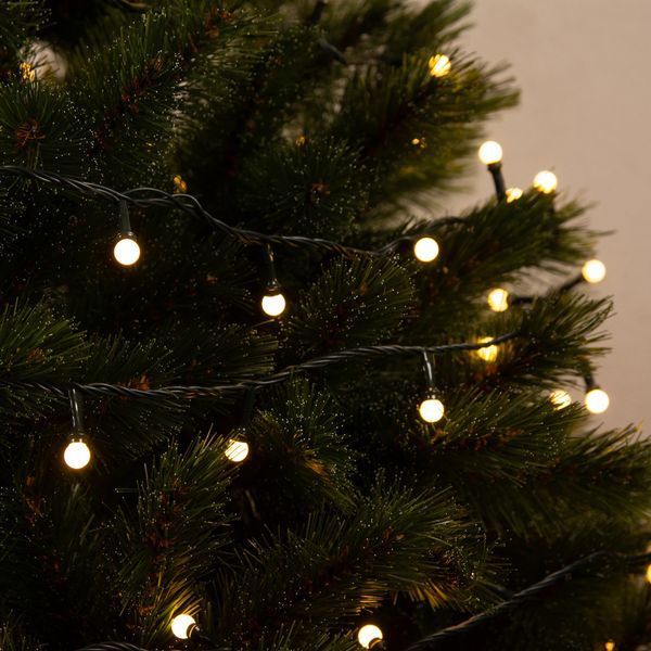 Гірлянда електрична Chomik Кульки-змійка, 200 LED, 16м, теплий білий, від мережі 5900779880146 фото