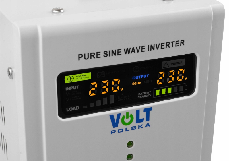 Гібридний ДБЖ/інвертор Volt Polska SINUS PRO 1500 E 12/230V 1000/1500W (3SP091512E) 3SP091512E фото