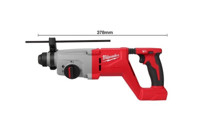 Перфоратор акумуляторний безщітковий SDS PLUS 2,6 Дж (3 режима) M18 BLHACD26-0 MILWAUKEE 4933492483 фото