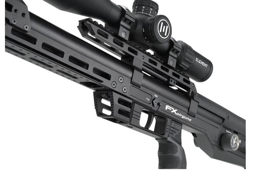 Пневматическая редукторная винтовка FX Airgun Leopard Black Sniper Tube .177 кал 1004161 фото