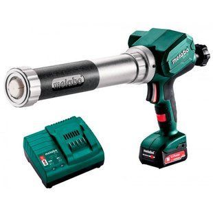 Акумуляторний картриджний пістолет Metabo KPA 12 400, 2 акб 11 В Li-Power 2.0 Ah, з/п SC 30, в картонній коробці 601217600 фото