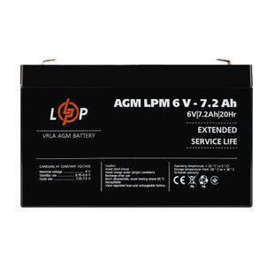 Акумулятор AGM LPM 6V - 7.2 Ah LP3859 фото