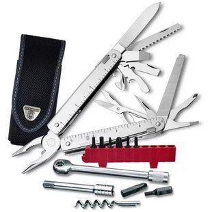 Мультитул Victorinox Swiss Tool X Plus Ratchet 3.0339.N нейлоновий чохол 3.0339.N фото