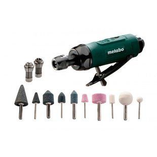 Пневматична пряма шліфувальна машина Metabo DG 25 Set 604116500 фото