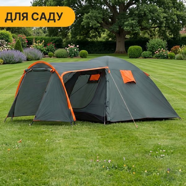 Туристичний намет LEOBRO Pro Camp Haki (LB-1089) LB-1089 фото