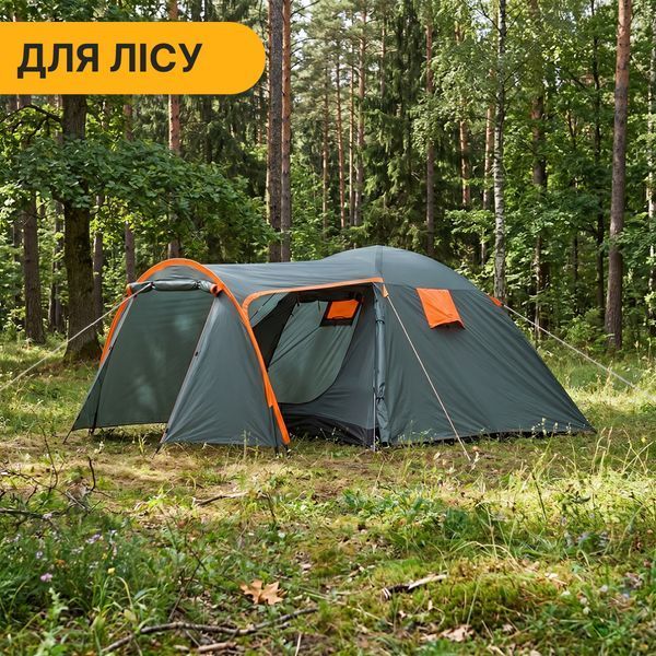 Туристичний намет LEOBRO Pro Camp Haki (LB-1089) LB-1089 фото