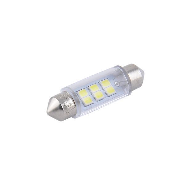 LED автолампа Solar 24V SV8.5 T11x39 6SMD white, 2шт SL2551 фото