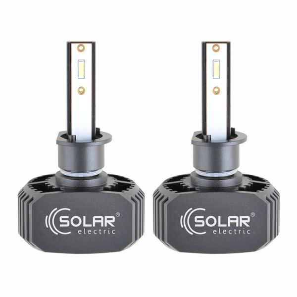 LED автолампа Solar H1 12/24V 6000K 5000Lm 40W CSP1860 2шт 8201 фото