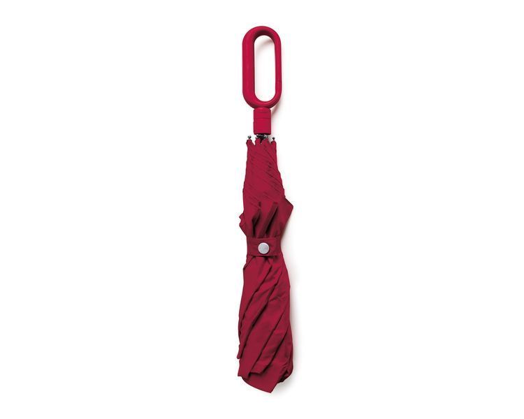 Складной зонт Mini Hook с ручкой-крюком, красный LU21R фото