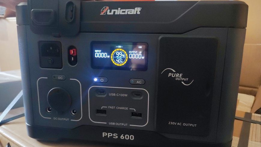 Зарядна станція Unicraft PPS 600 / 600 Вт /512 Вт.год. 6770006 фото