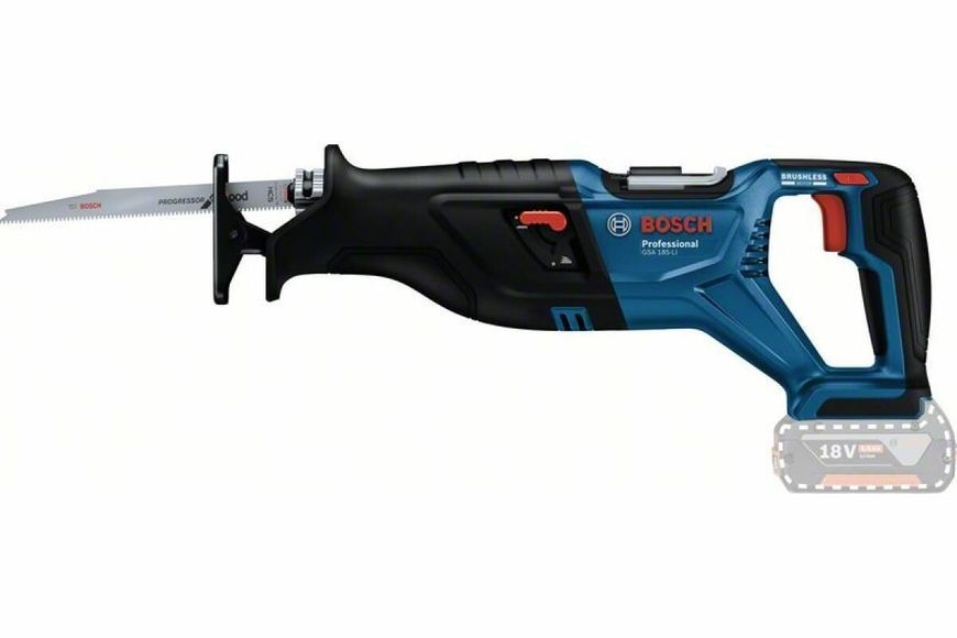 Акумуляторна шабельна пилка Bosch GSA 185-LI Solo (06016C0020) (без АКБ та ЗП) 06016C0020 фото