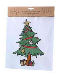 Наклейка новорічна Ялинка Chomik, 23х31 см 5900779851900_1 фото