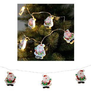 Гірлянда світлодіодна Санта Клаус Chomik, 1,65 м, 10 LED теплий білий 5900779854086 фото