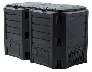 Компостер садовий PROSPERPLAST MODULE COMPOGREEN 800 л, чорний 5905197595429 фото