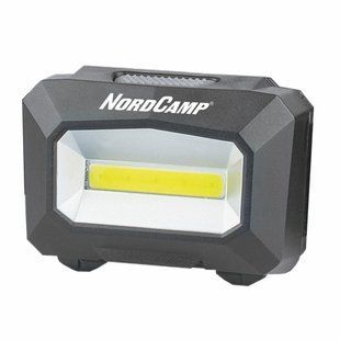 Ліхтар налобний Nord Camp 100Lm, 3W COB, 3xAAA, білий/червоний NC30100 фото
