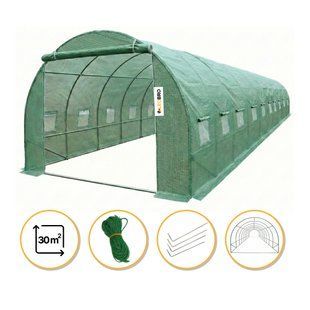 Посилена садова теплиця парник LEOBRO Garden 30м2 Green (LB-G126-GRN) LB-G126-GRN фото