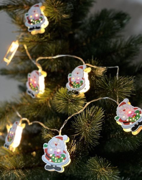 Гірлянда світлодіодна Санта Клаус Chomik, 1,65 м, 10 LED теплий білий 5900779854086 фото