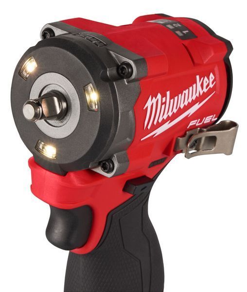 Гайковерт акумуляторний 3/8'' MILWAUKEE з кільцем M12 FCIWF38G3-502X, 745Нм (зарядний пристрій, 2 акум. Х 5Аг, HDкейс) 4933493452 фото