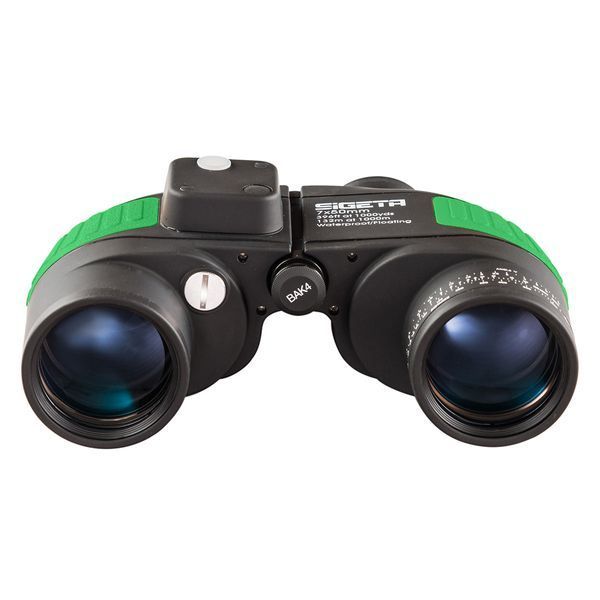 Бінокль SIGETA Admiral 7x50 Green floating/compass/reticle морський + Безкоштовна доставка 65800 фото