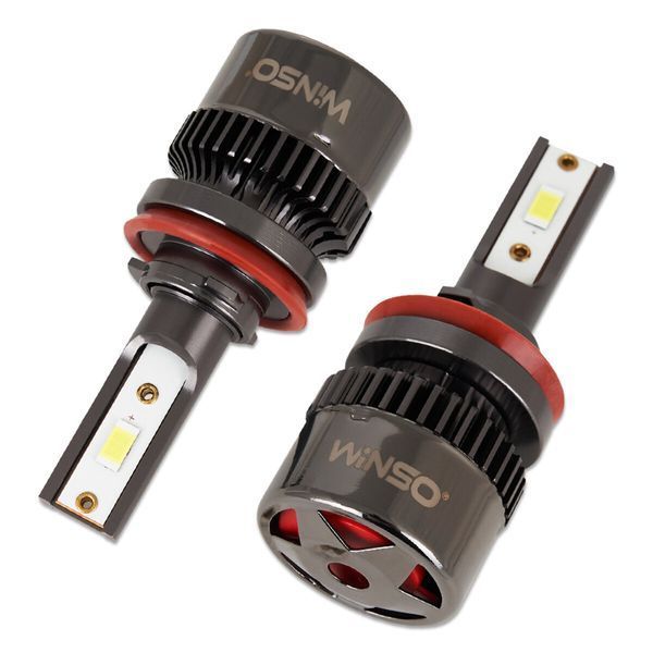 Автолампа Winso LED H8/H11/H16 12/24V 50Вт 5000Лм 6500K CSP3570 2шт 794110 фото