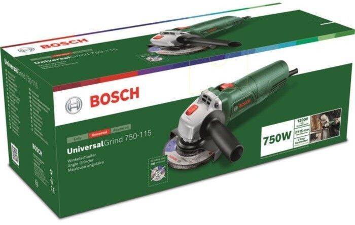 Кутова шліфувальна машина Bosch UniversalGrind 750-125 (06033E2001) 06033E2001 фото