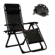 Розкладне крісло шезлонг LEOBRO Zero Gravity Premium Brown Rattan (LB-ZGC-G2-RB) LB-ZGC-G2-RB фото 1