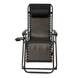 Розкладне крісло шезлонг LEOBRO Zero Gravity Premium Brown Rattan (LB-ZGC-G2-RB) LB-ZGC-G2-RB фото 2